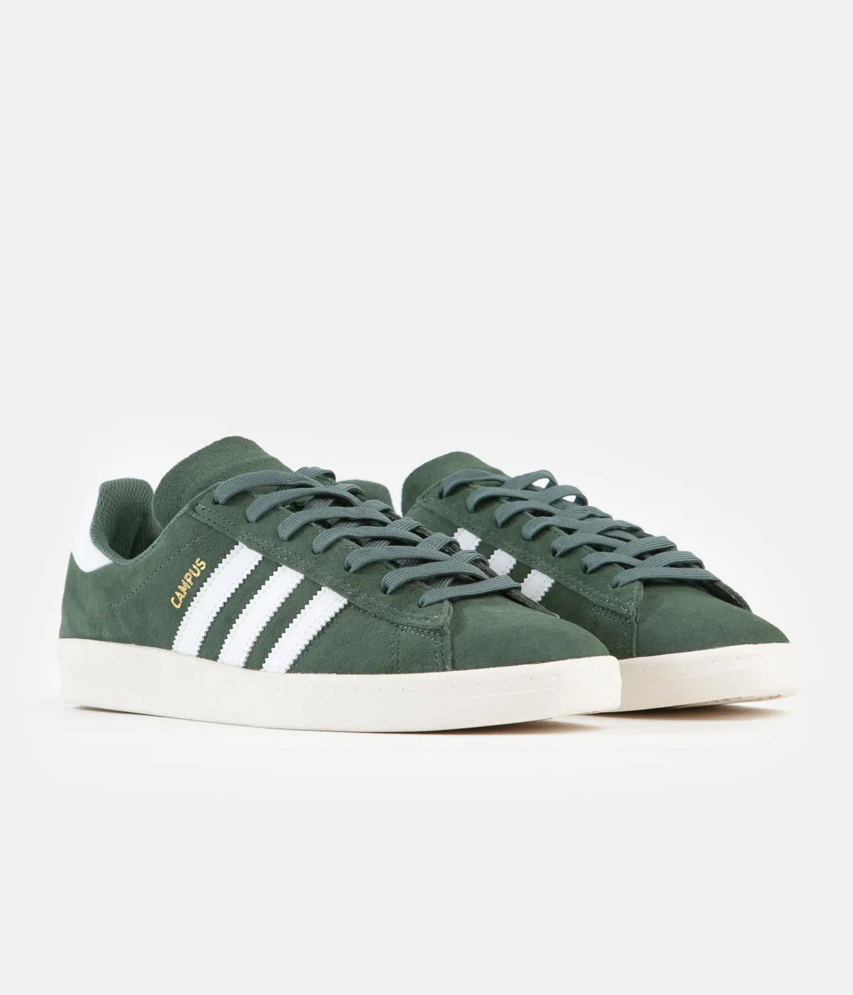 Adidas Campus ADV Shoes - Green Oxide / White / White