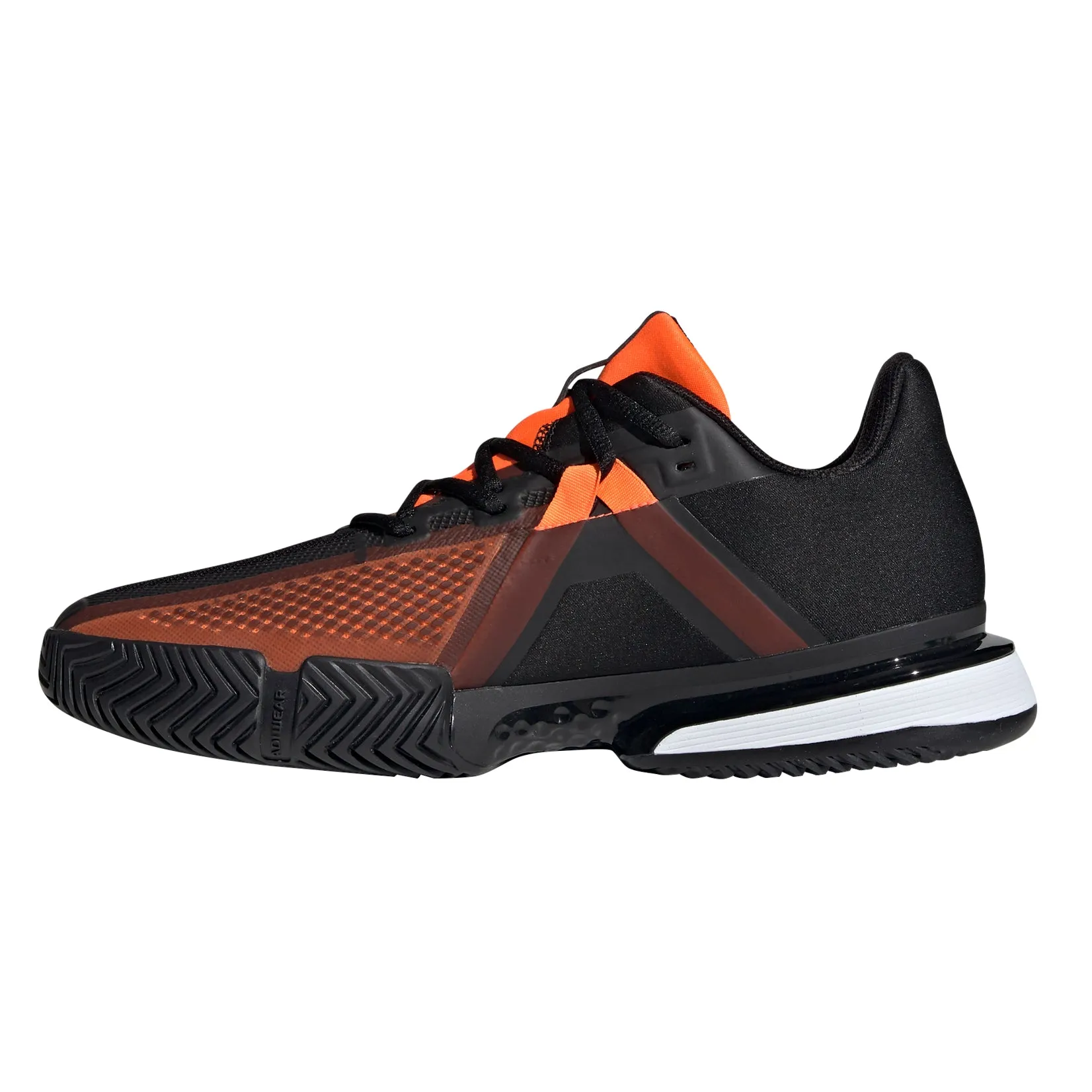 Adidas Solematch Bounce Black-Orange Mens Tennis Shoes 2019