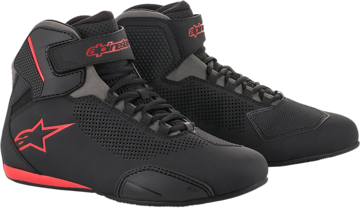 ALPINESTARS Sektor Vented Shoes - Black/Gray/Red - US 10 251561813110