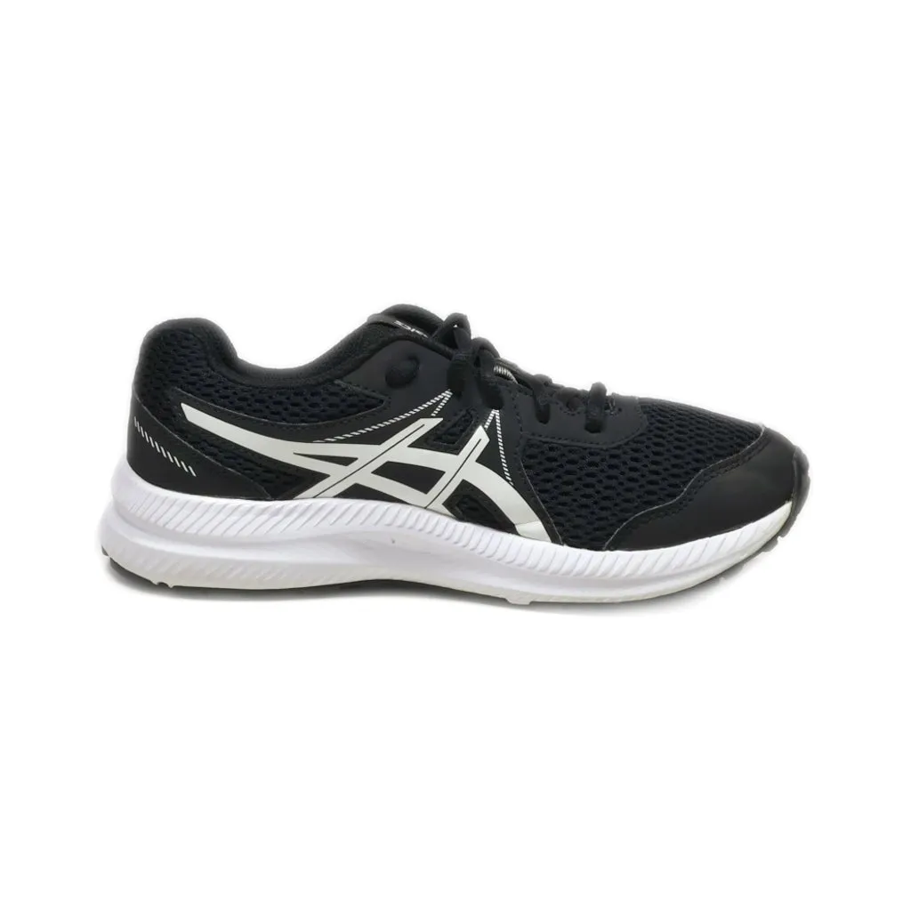 Asics Contend 7 Sport Shoes Fabric Black Colour For Women