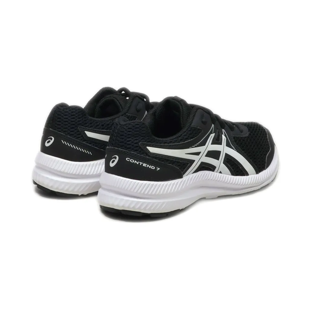 Asics Contend 7 Sport Shoes Fabric Black Colour For Women