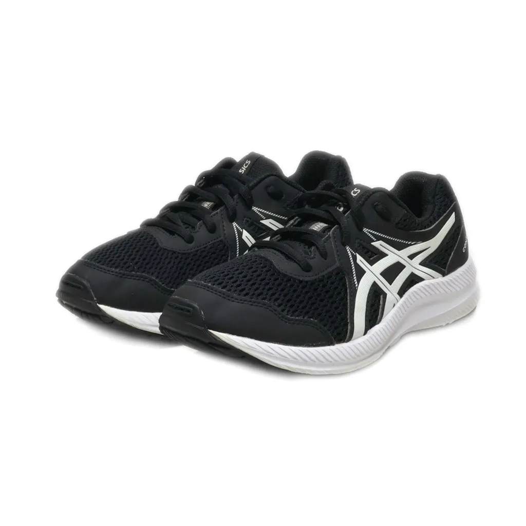 Asics Contend 7 Sport Shoes Fabric Black Colour For Women