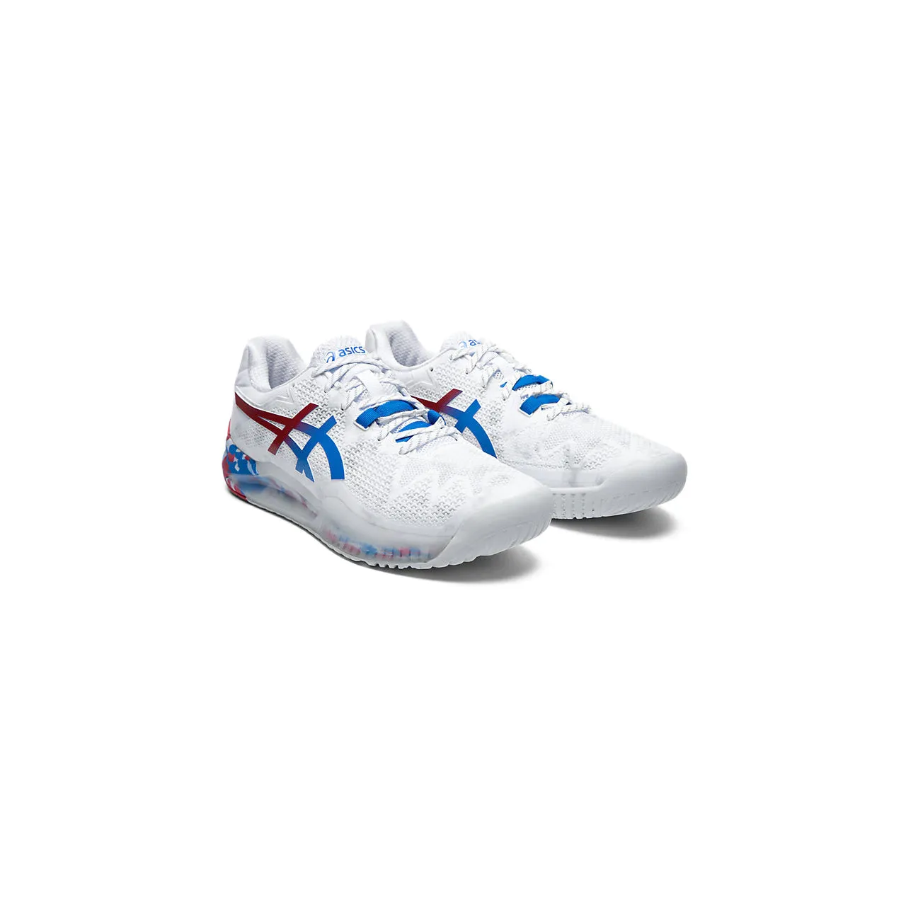 Asics Gel Resolution 8 Retro Tokyo White Womens Tennis Shoes