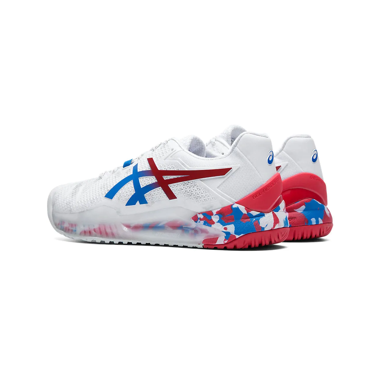 Asics Gel Resolution 8 Retro Tokyo White Womens Tennis Shoes