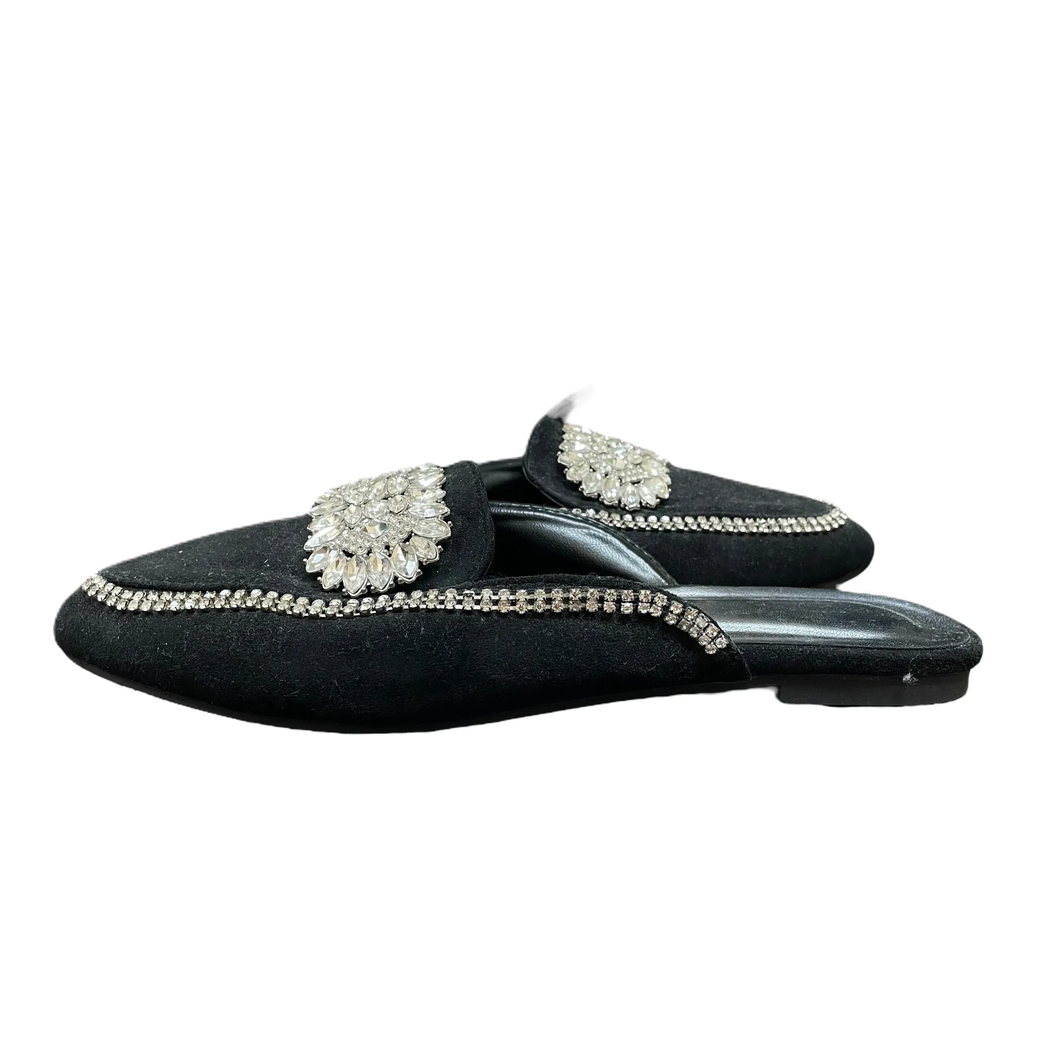 Black Shoes Flats By Cme, Size: 6