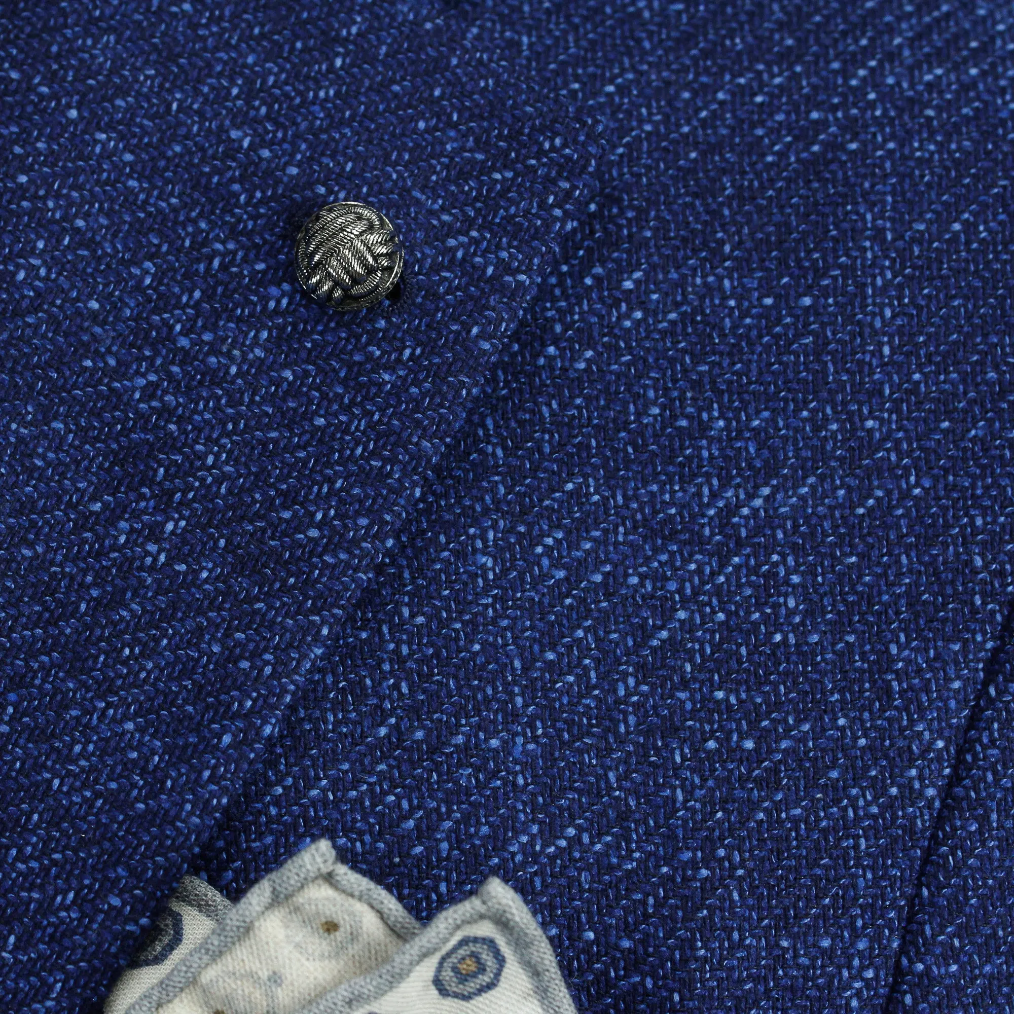 Blue Neat Morton Contemporary Fit Wool-Silk-Linen Sport Jacket - Jack Victor