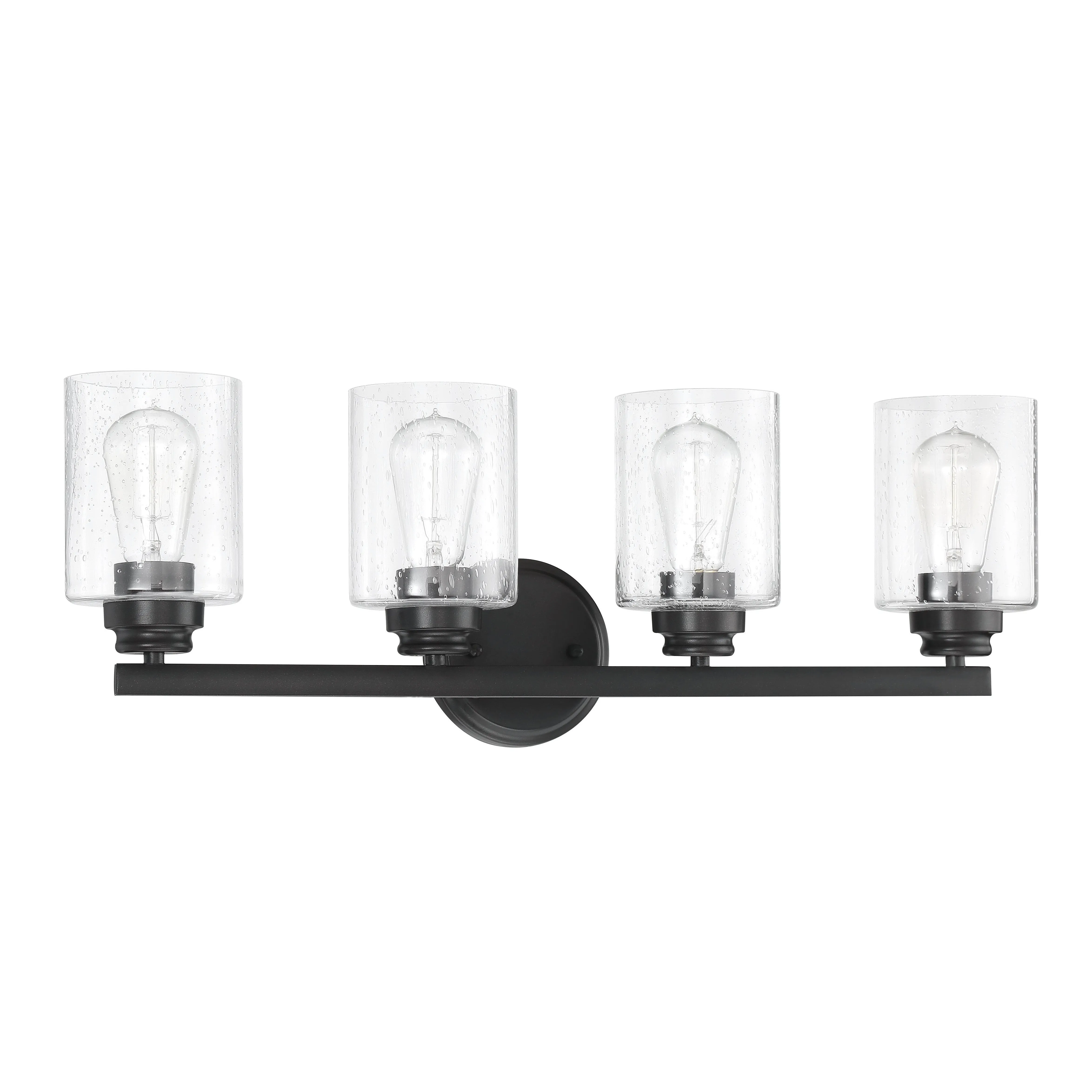 Bolden 4 Light Vanity in Flat Black