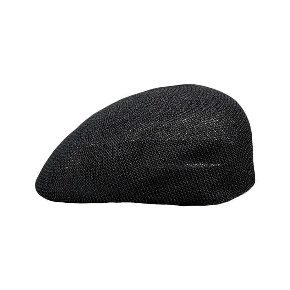 Breathable Mesh Summer Hat Newsboy Ivy Cap Cabbie Flat Cap YZ30176