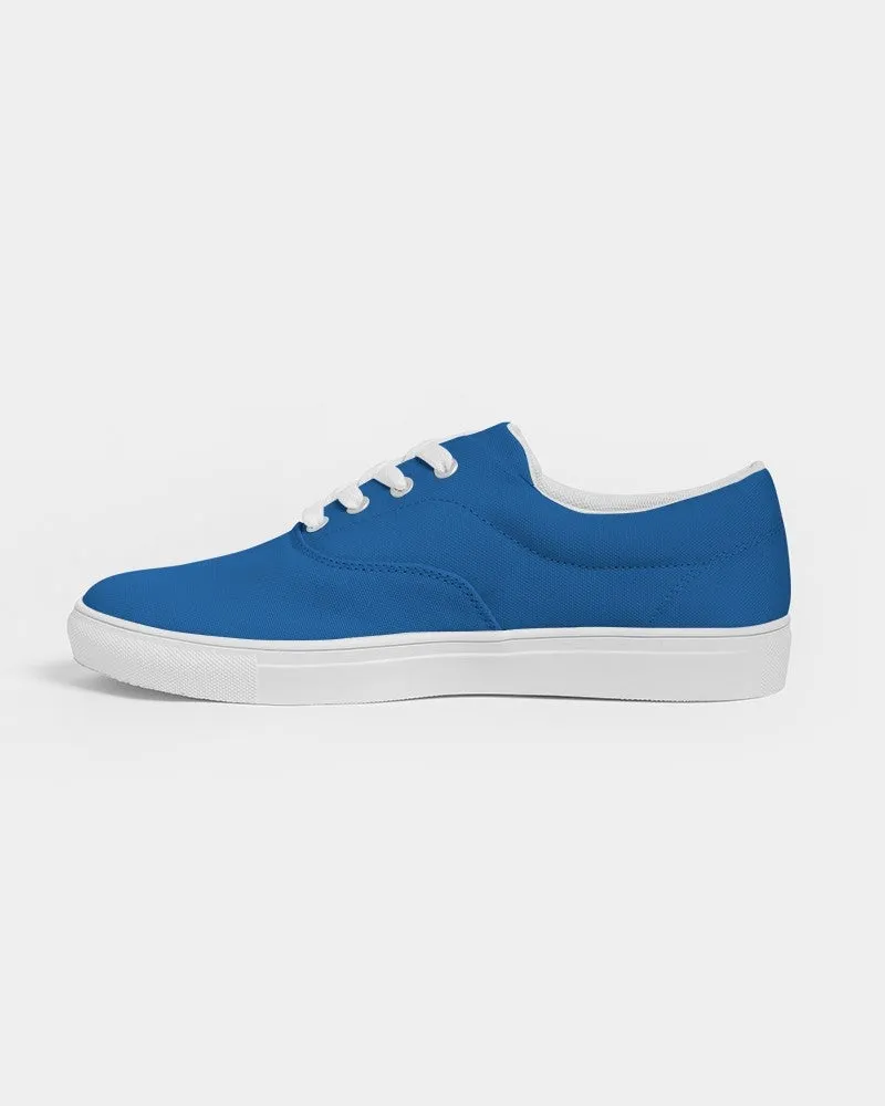 Bright Blue Men's Canvas Sneakers | Men's | Bright Pure Blue | C100M75Y0K0