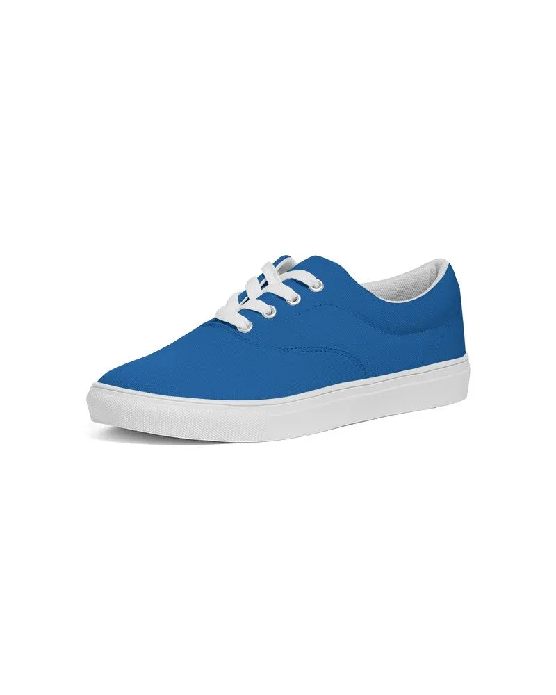 Bright Blue Men's Canvas Sneakers | Men's | Bright Pure Blue | C100M75Y0K0