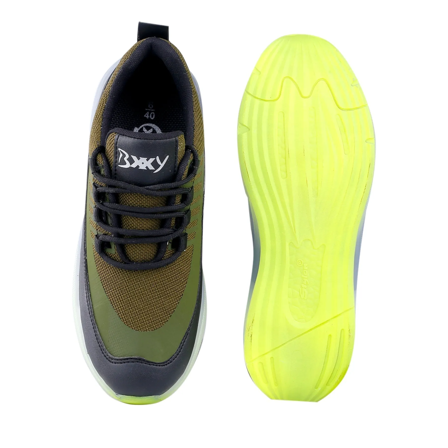 Bxxy's Designer Sports Shoes On Transparent Sole