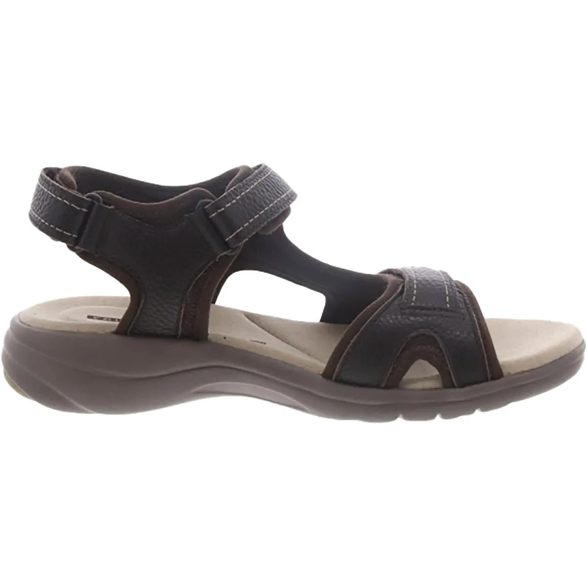 Clarks Womens Saylie Jade Leather Anlke Sport Sandals