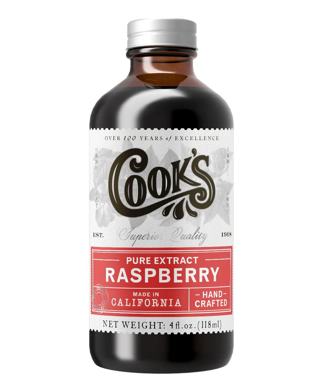 Cook Flavoring Company - Pure Red Raspberry Extract