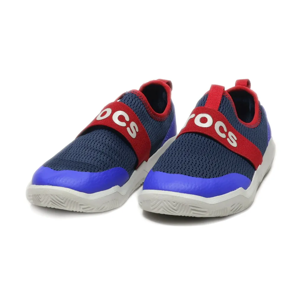 Crocs Sport Shoes Leather Blue Colour For Kids