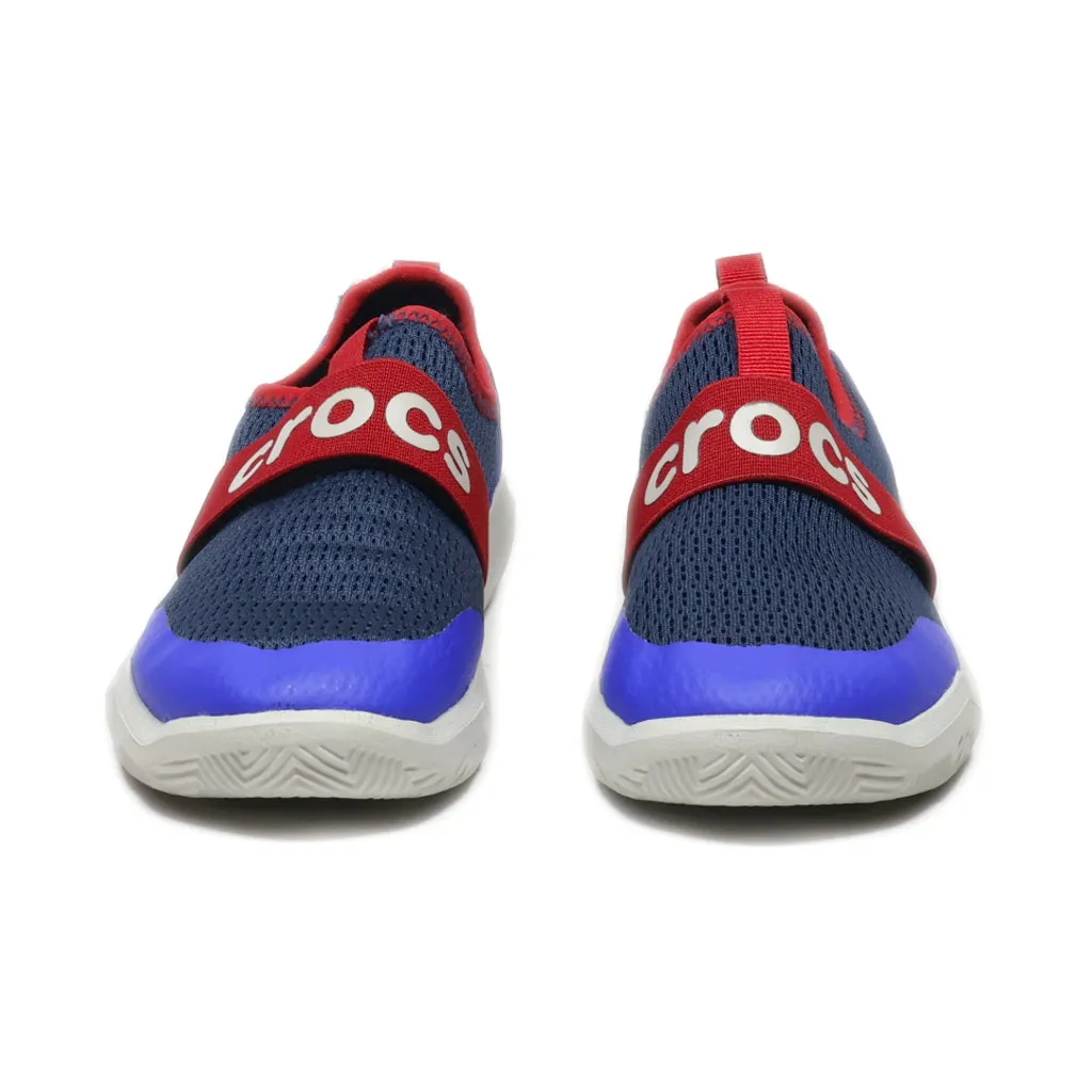 Crocs Sport Shoes Leather Blue Colour For Kids