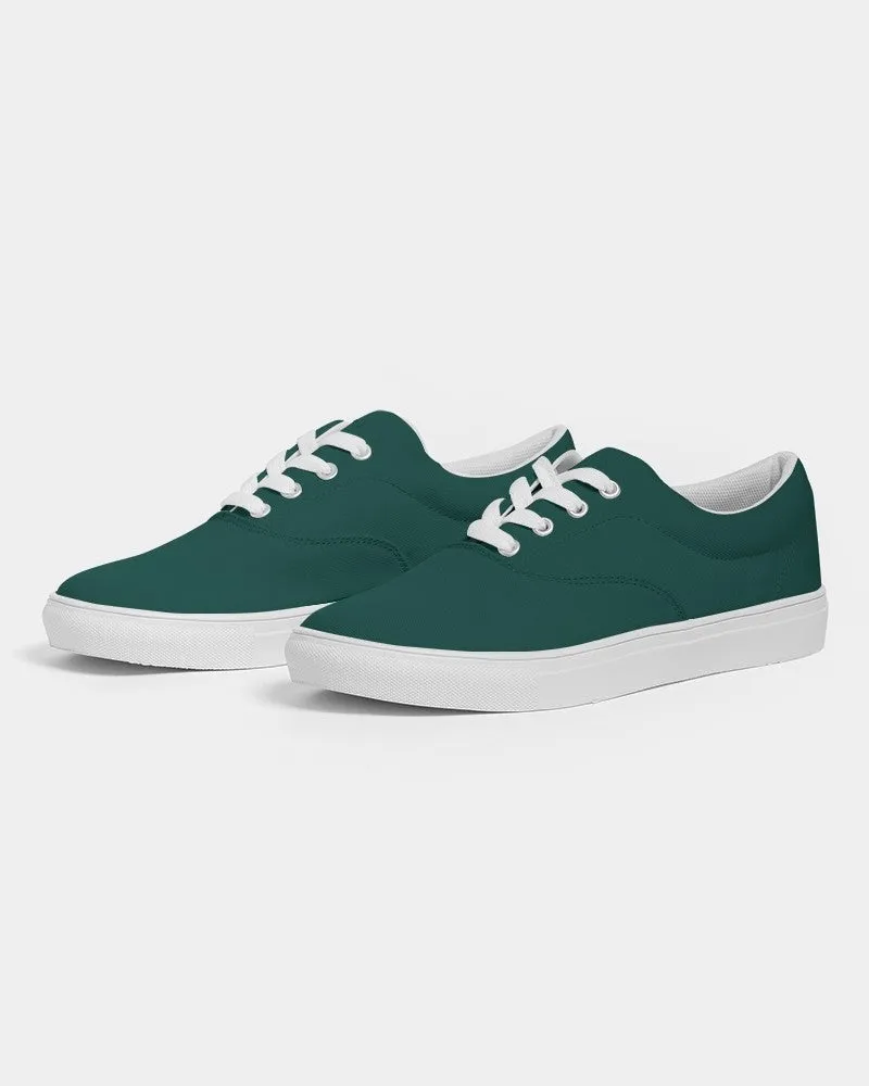 Dark Blue Cool Green Men's Canvas Sneakers | Men's | Dark Pure Blue Cool Green | C100M0Y50K80