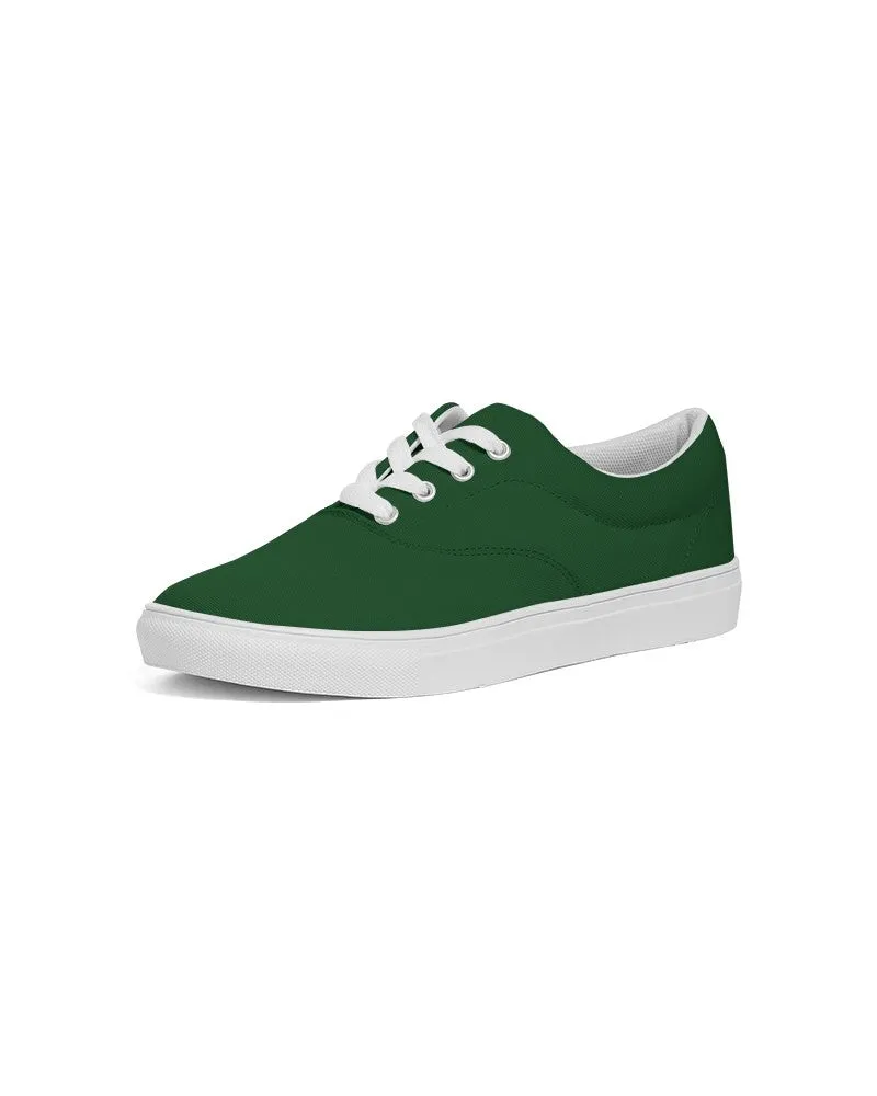 Dark Green Women's Canvas Sneakers | Women's | Dark Pure Green | C100M0Y100K80