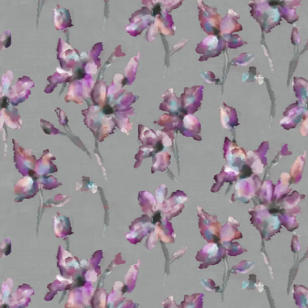 Degas Printed Fabric (By The Metre) Amethyst