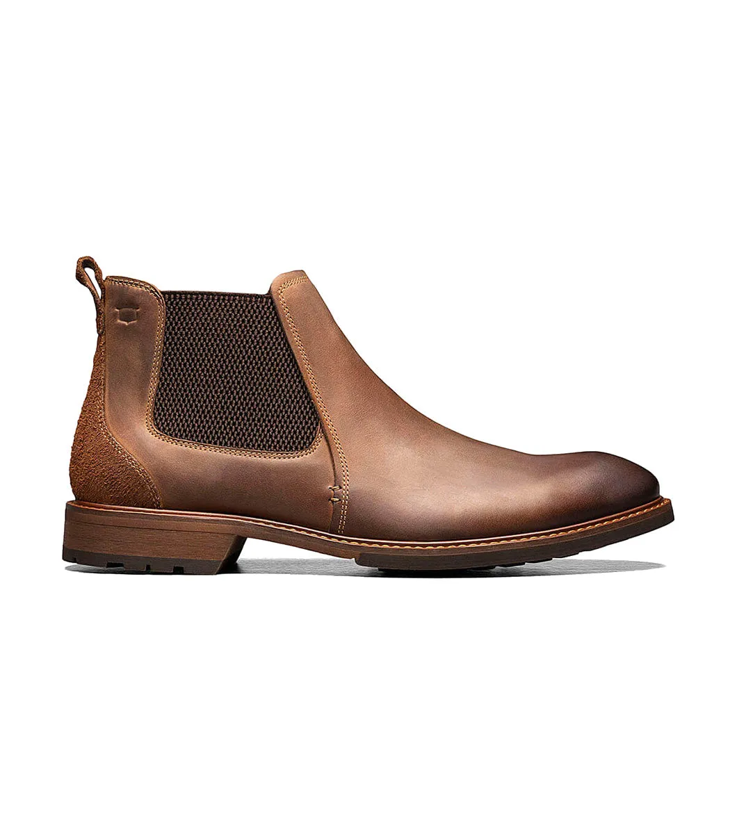 Florsheim Lodge Plain Toe Gore Boot - Brown