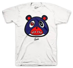 Foamposite Blue Void ST Bear Shirt