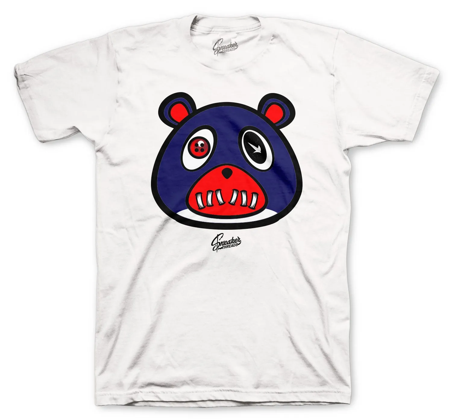 Foamposite Blue Void ST Bear Shirt