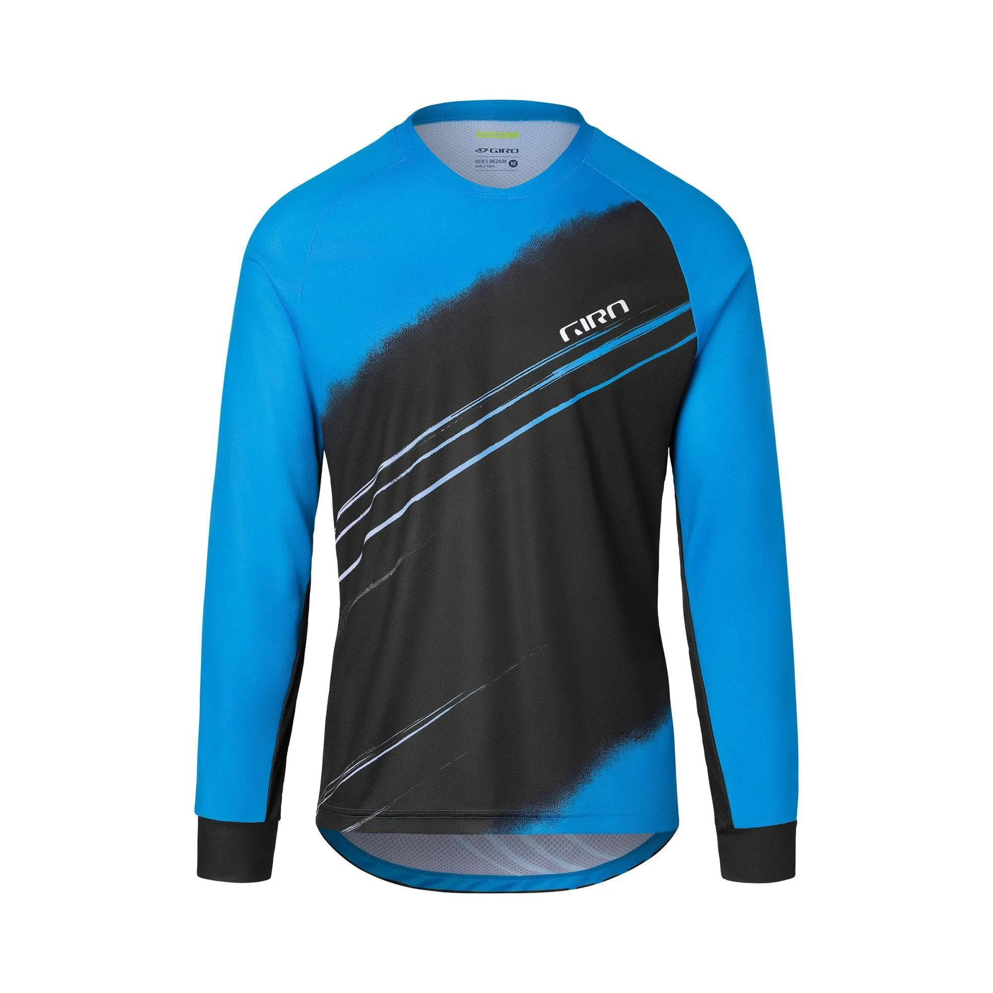 Giro Roust Long Sleeve Mtb Jersey 2023: Blue Actuator M