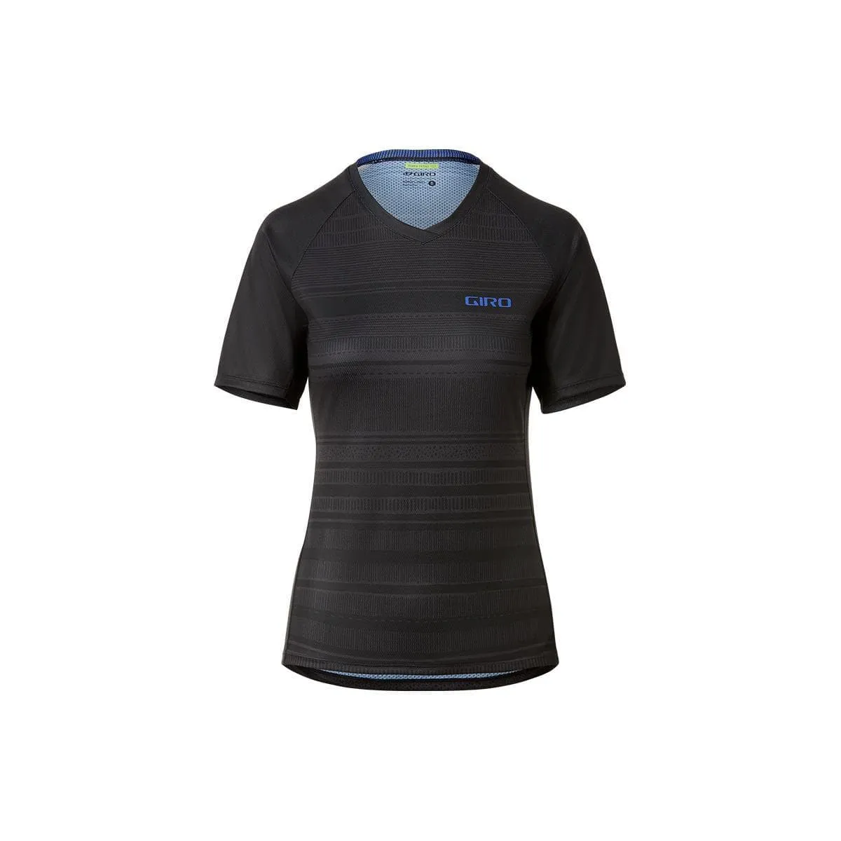 Giro Women'S Roust Short Sleeve Mtb Jersey 2020: Black Lines Xl