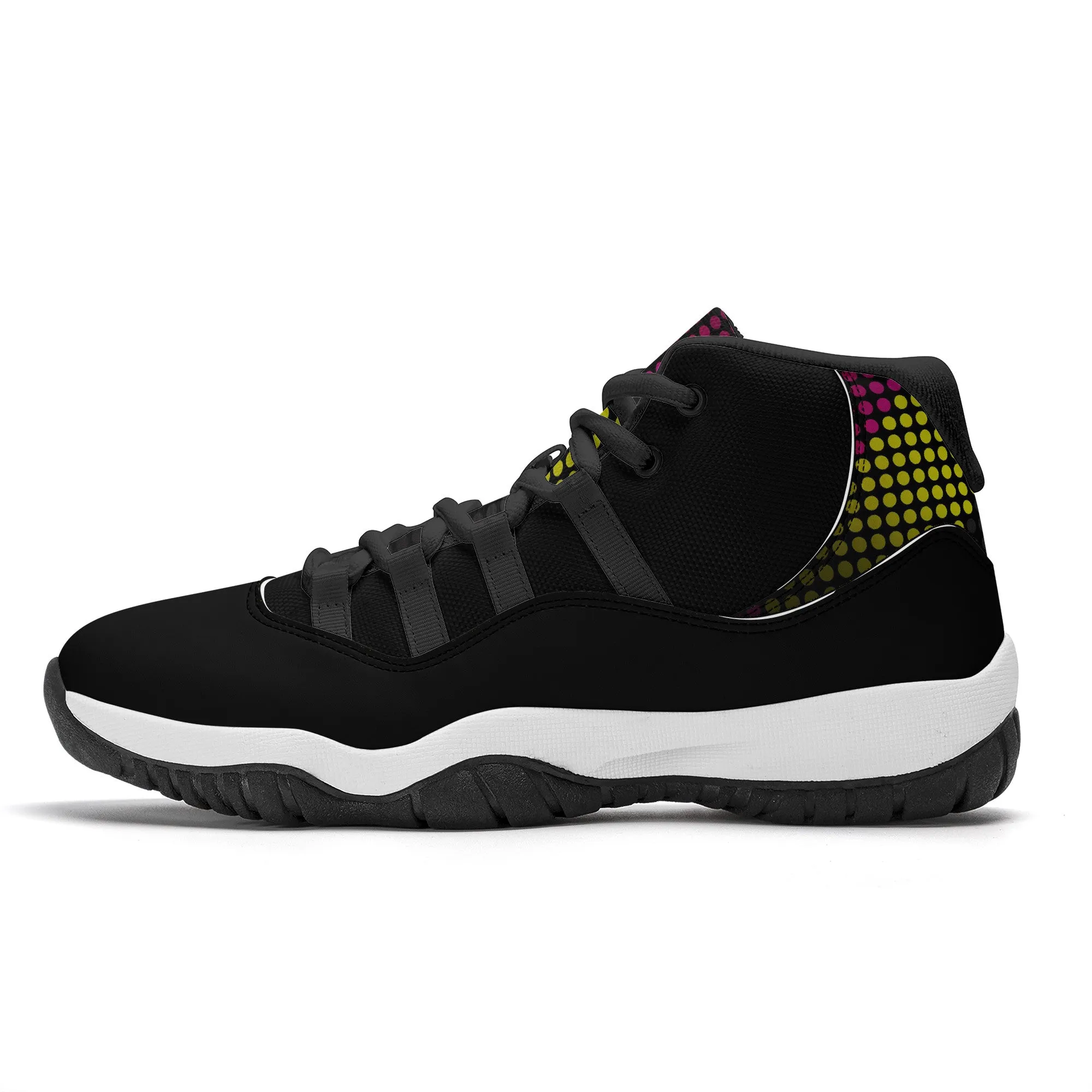 High Top Air Retro Sneakers - Black