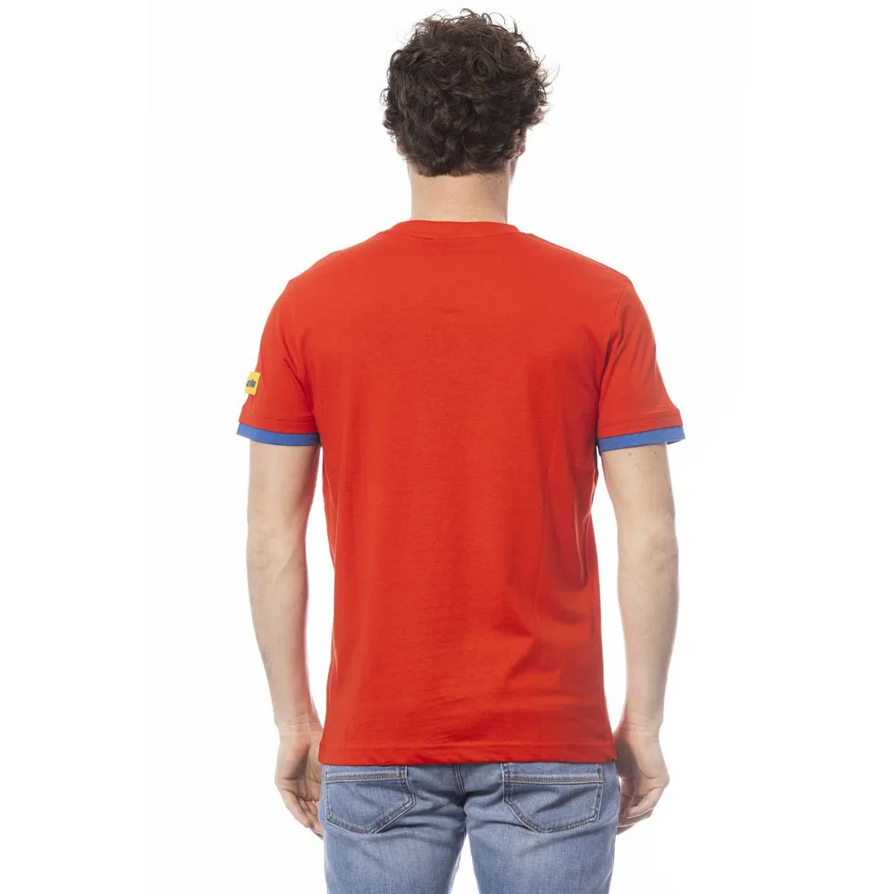 Invicta Red Cotton Men T-Shirt