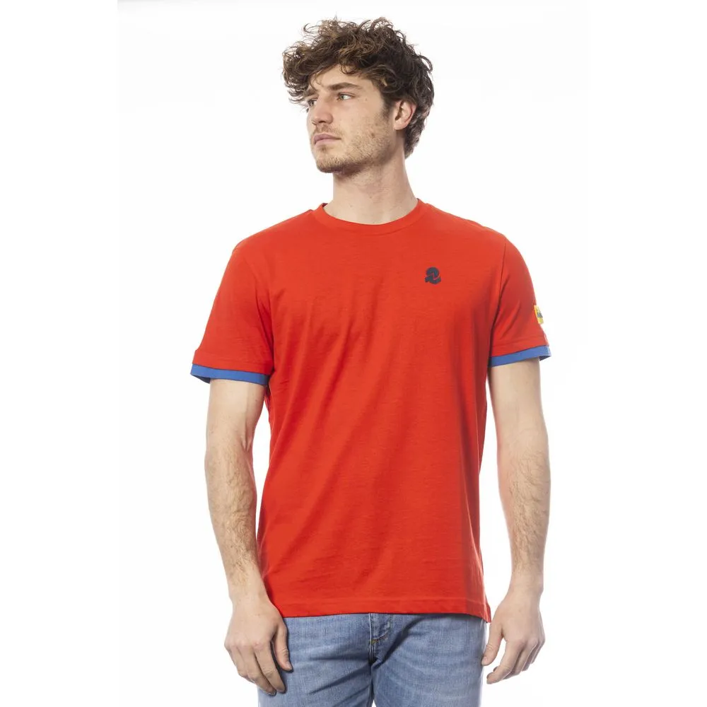 Invicta Red Cotton Men T-Shirt