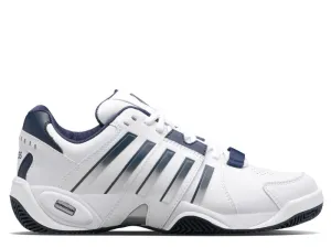 K-Swiss Accomplish IV Omni Mens Tennis Shoe (White/Peacoat/Silver)