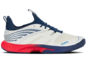 K-Swiss SpeedTrac Padel Shoes (Blanc De Blanc/ Blue Opal /Lollipop)