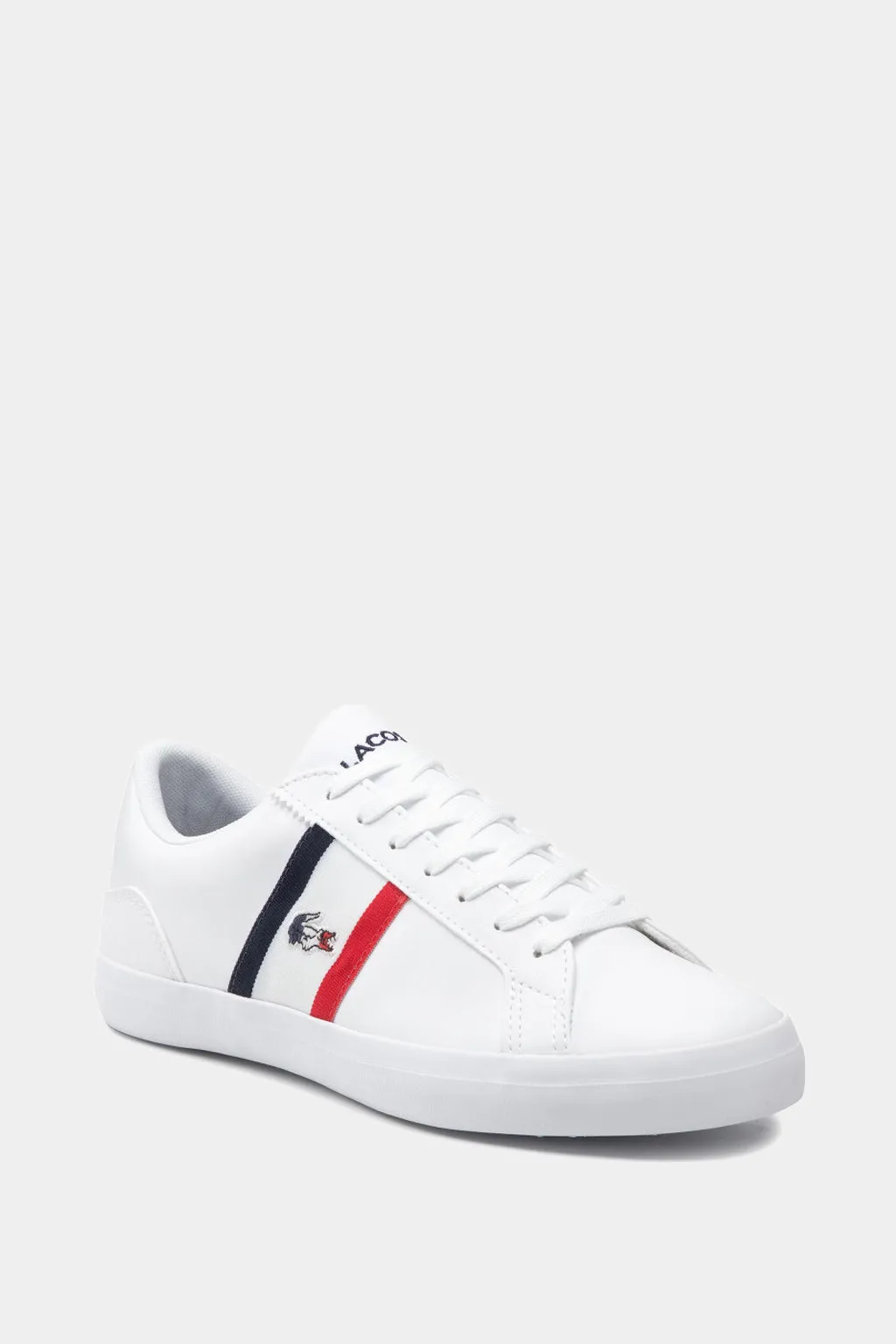 Lacoste - Lerond Tricolore Leather And Synthetic Trainers