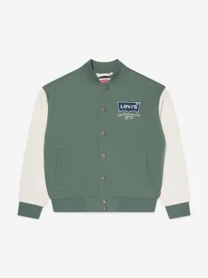 Levi's Wear Boys Prep Sport Bomber Jacket in Green