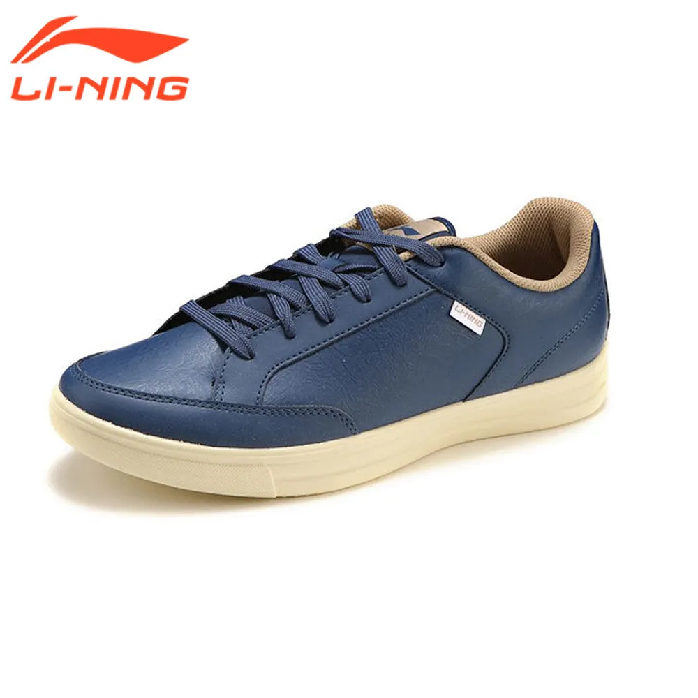 Li-Ning Original Men's Plain Shoes Walking Sneakers Leisure Style Cushioning Design Outdoor Sports Sneaker