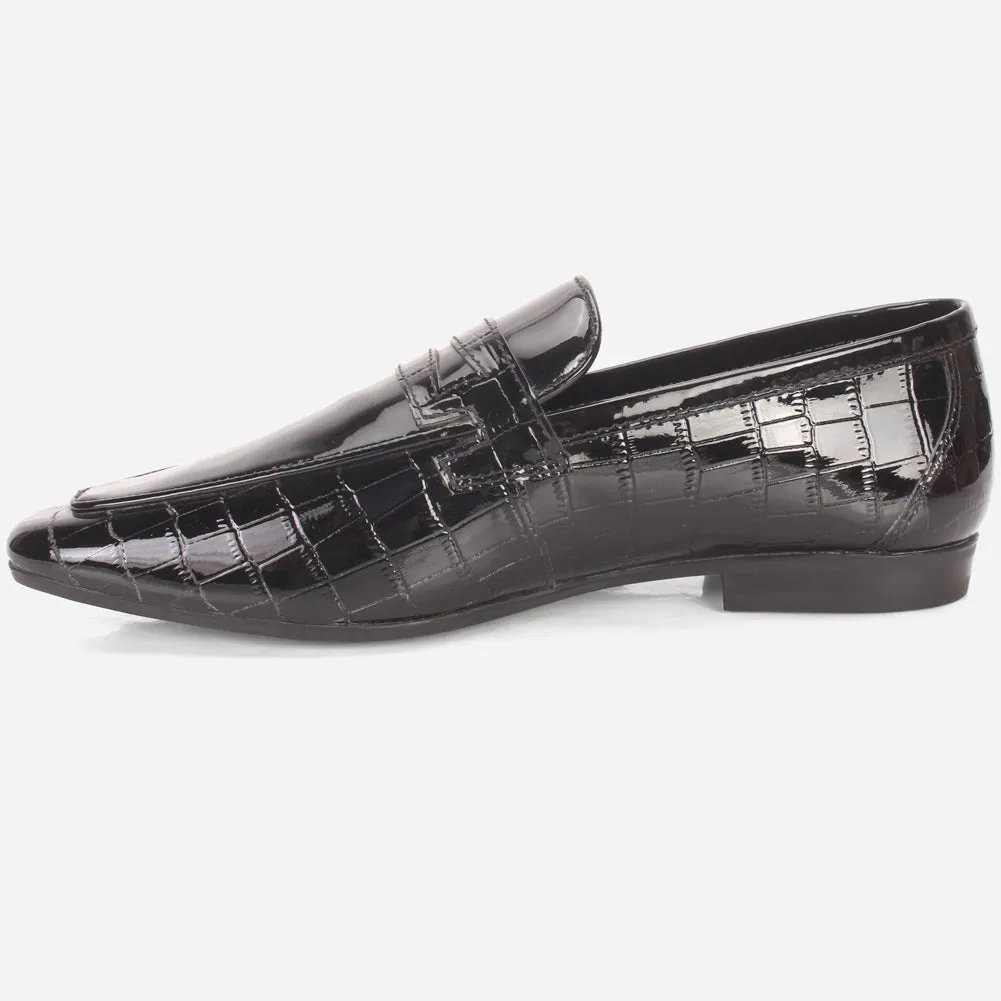 Men "KLIEN" Leather Office Dress Slip-On Oxfords