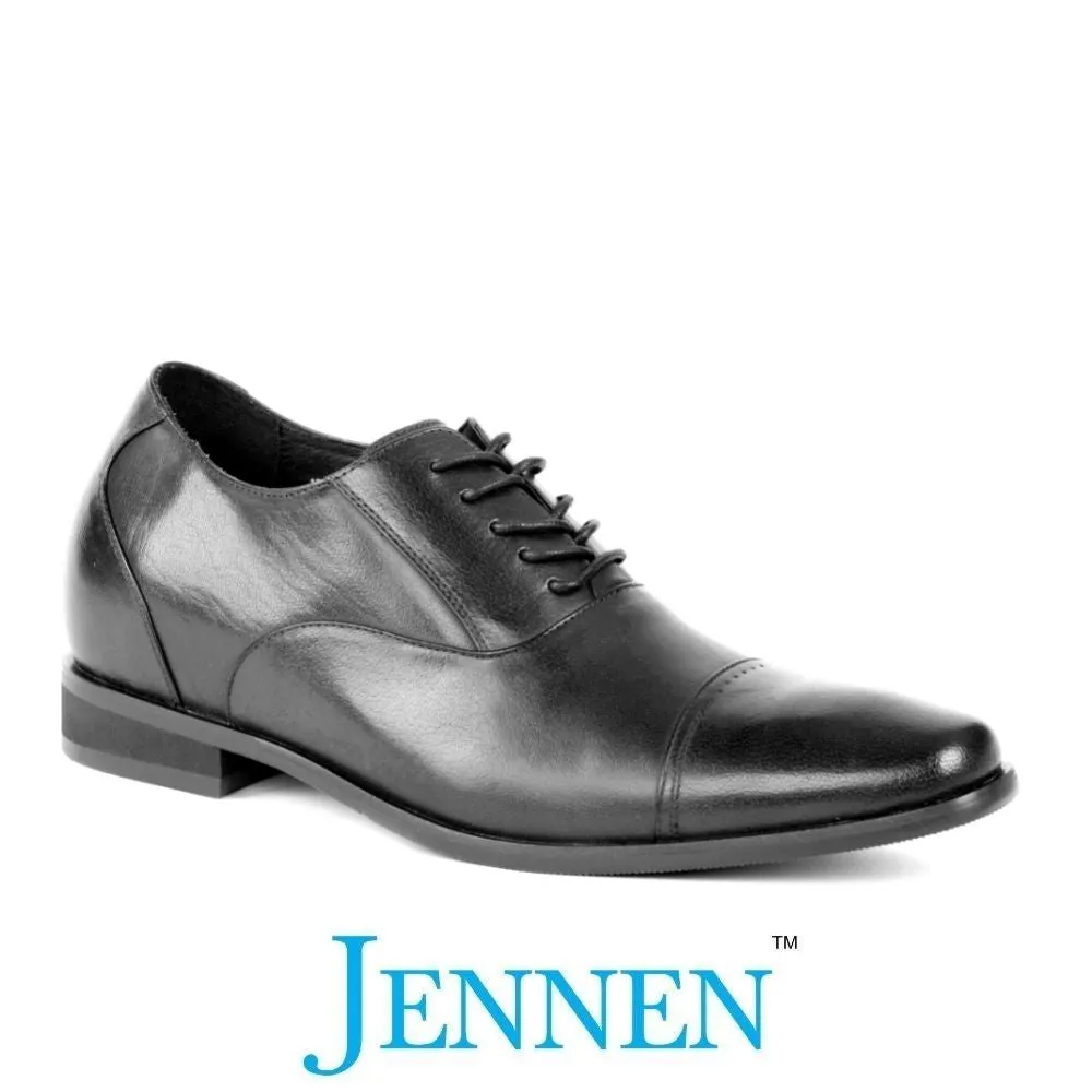 Mr. Gershwin Black 7cm | 2.8 inches Tall Corporate Mens Shoes