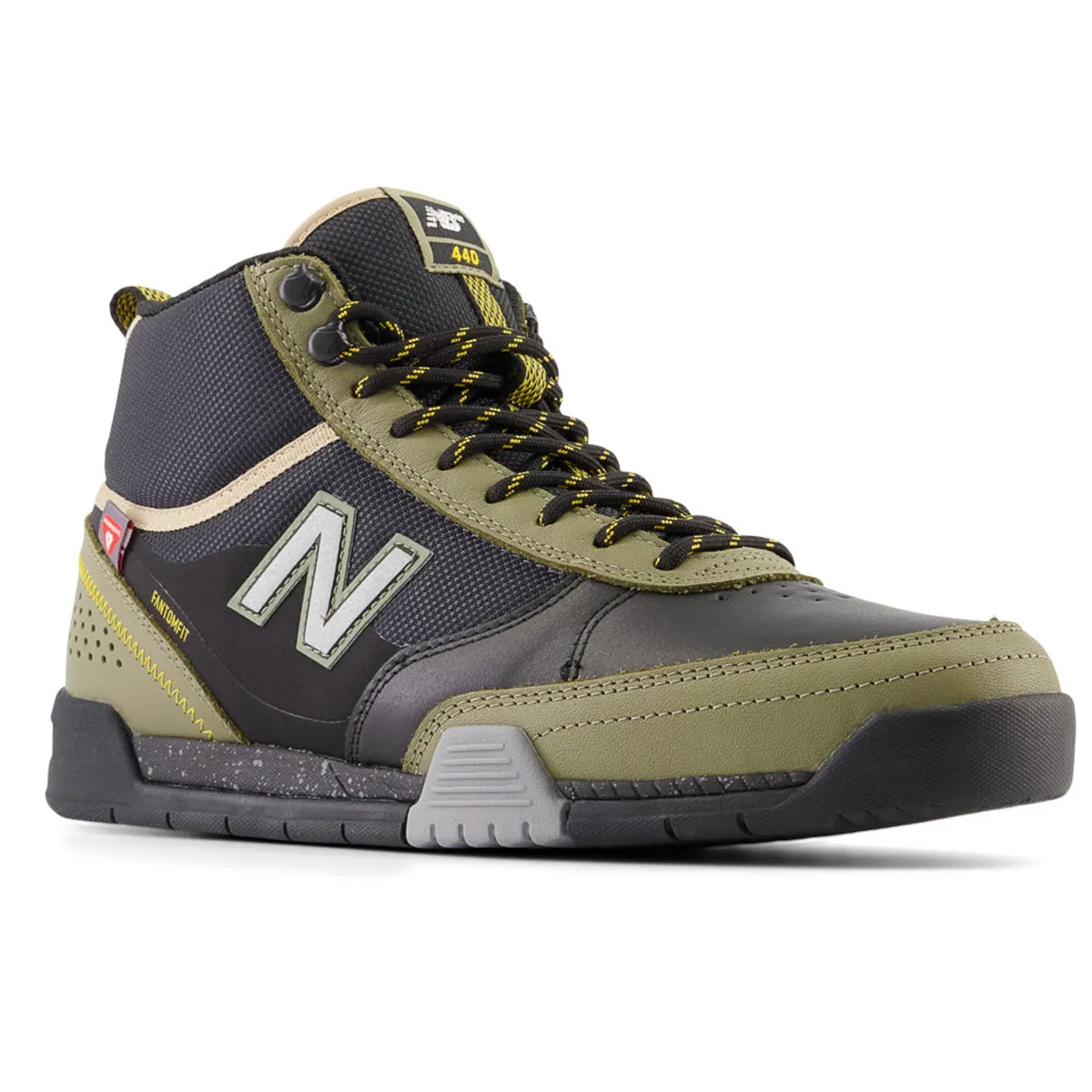 New Balance 440 Trail - Black/Olive Leather