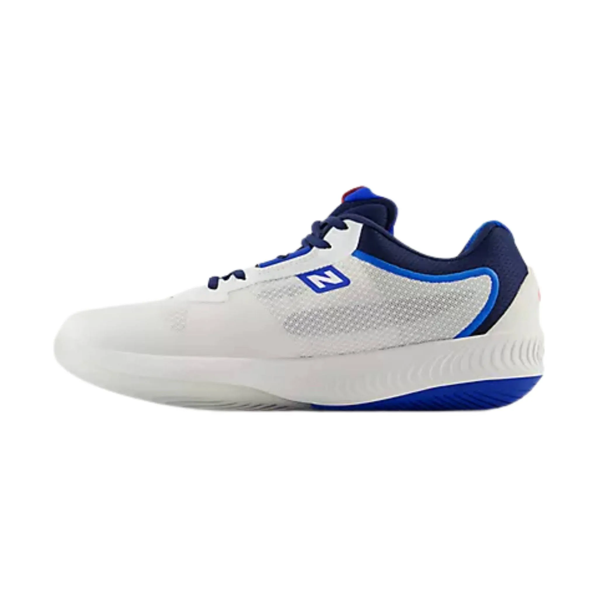 New Balance Men's FuelCell 996v6 Pickleball Tennis Shoes - White With Team Navy