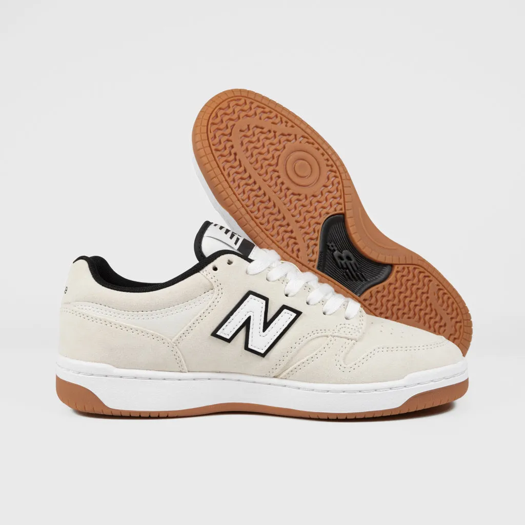 New Balance Numeric - 480 Shoes - Cream / White