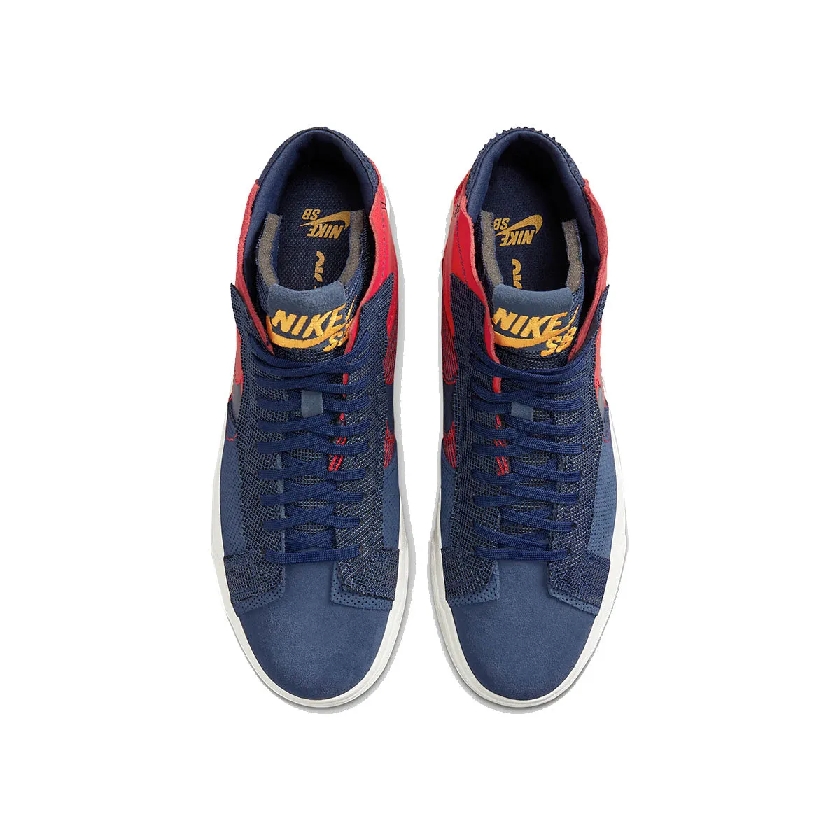 Nike SB Blazer Mid Premium - Red/Gold/White/Navy FD5113-600