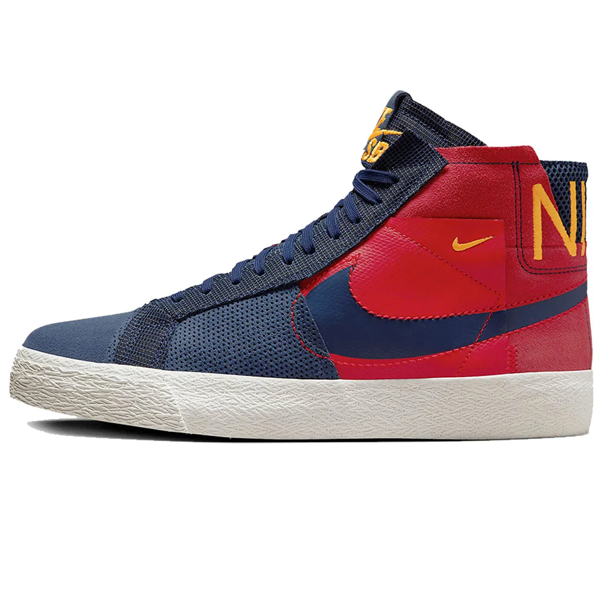 Nike SB Blazer Mid Premium - Red/Gold/White/Navy FD5113-600