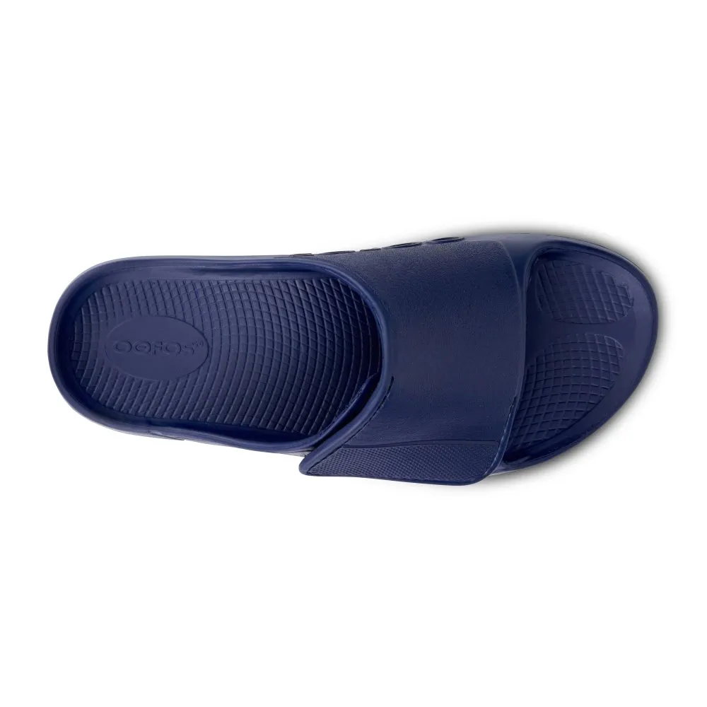 Oofos OOahh Sport Flex Slide - Navy