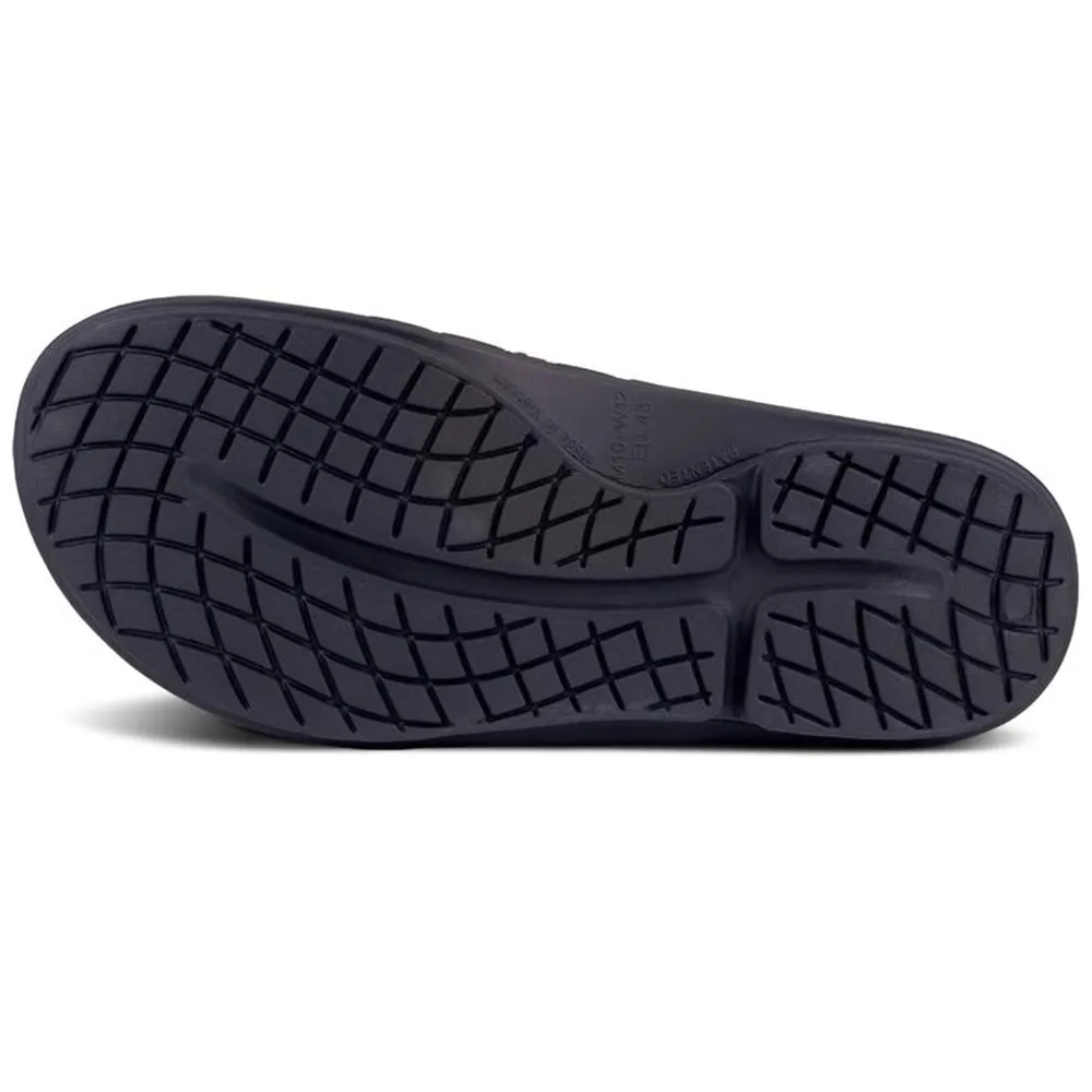 OOFOS SPORT FLEX MATTE BLACK - MENS