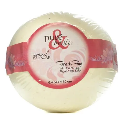 Pure And Basic Bar Soap - Fresh Fig - 6.4 Oz - 1 Case