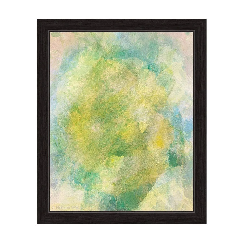 "Chartreuse Flame" Graphic Framed Art Print