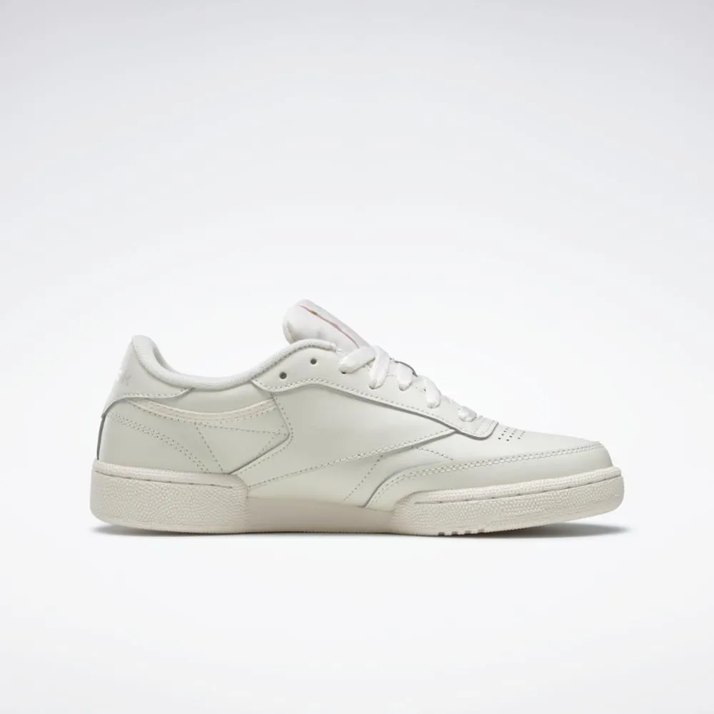 Reebok Footwear  Women's Club C 85 Vintage Reebok Classics Ftw Women Ftwr Wht/Chalk/Infused Lilac M