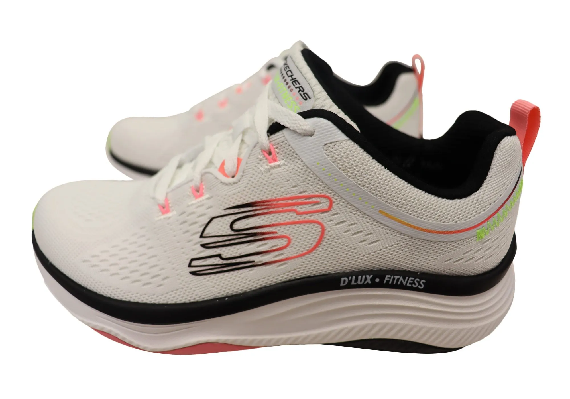 Skechers Womens Relaxed Fit D Lux Fitness New Moxie Shoes