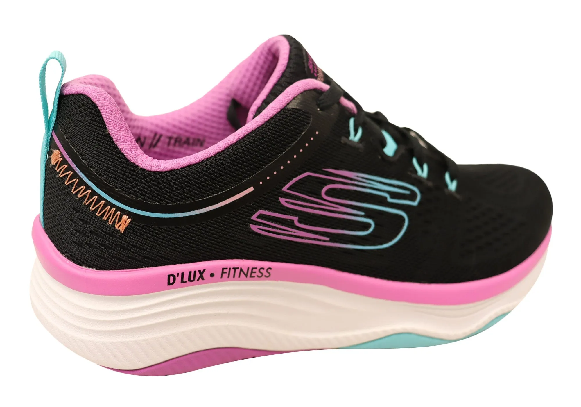 Skechers Womens Relaxed Fit D Lux Fitness New Moxie Shoes