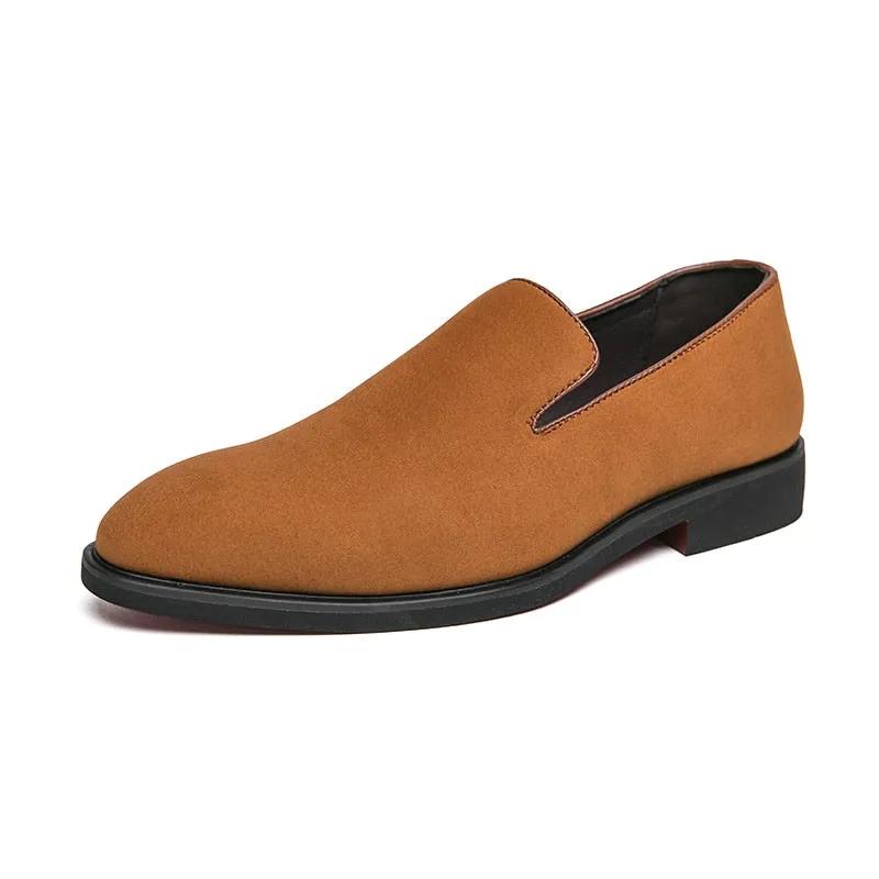 The rossi S2  - Red Bottom Dandelion  Men's Leather Loafers